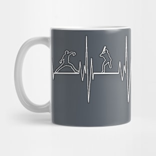 Heart Beats For Baseball Mug